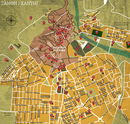 Χάρτης Επισκέπτη - Visitors Map