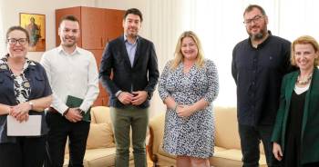 Συνάντηση του Δημάρχου Ξάνθης με τη Μορφωτική Ακόλουθο της Αμερικανικής Πρεσβείας στην Αθήνα