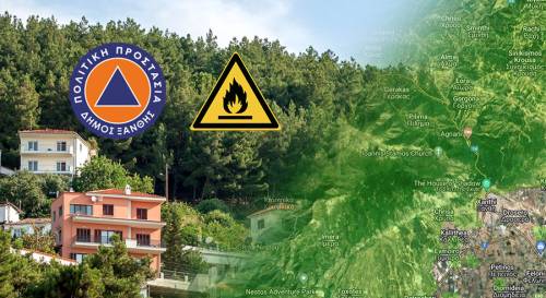 Μέτρα Πολιτικής Προστασίας στην Ξάνθη για τον Δεκαπενταύγουστο
